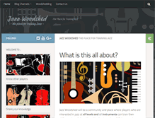 Tablet Screenshot of jazzwoodshed.com